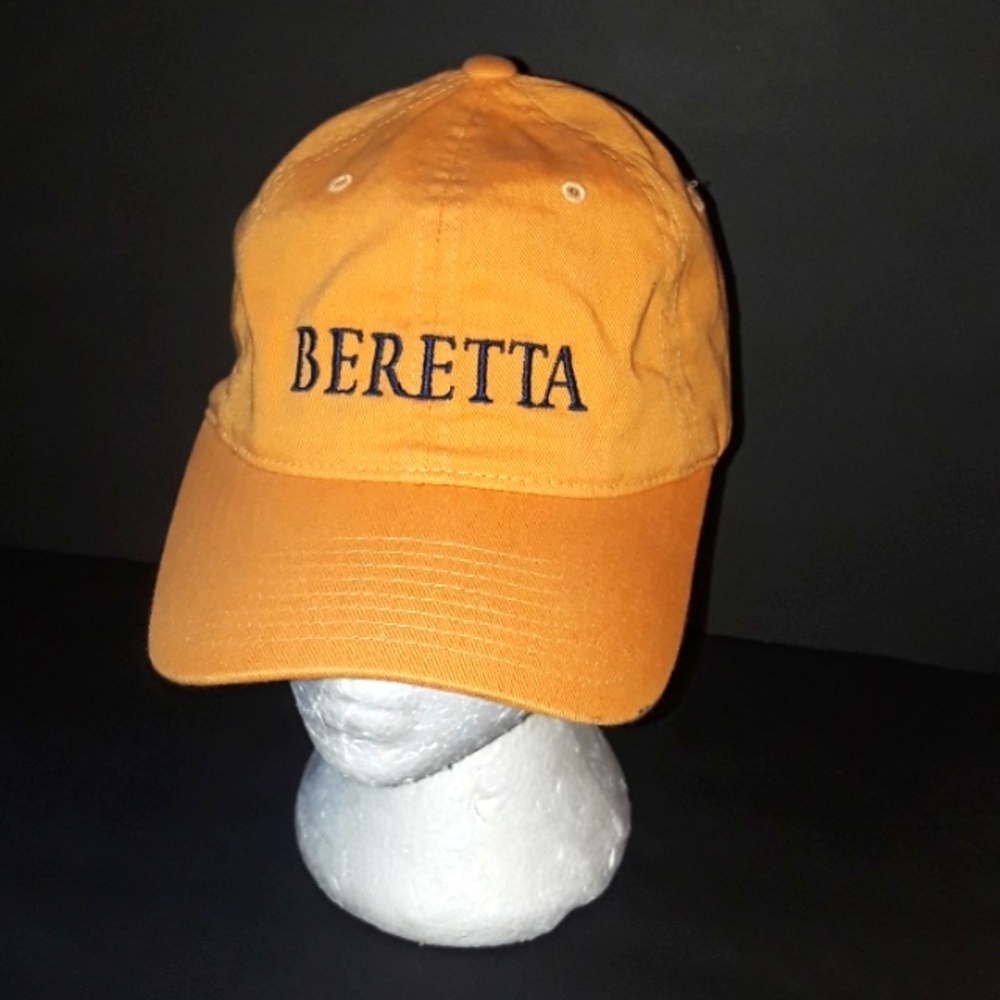 RARE YELLOW FACTORY BERETTA FIX ONE SIZE FLEX FIT CASUAL HAT CAP